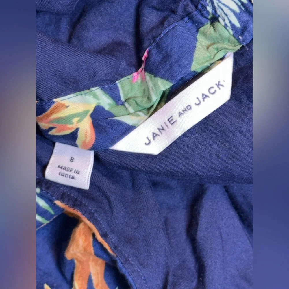 JANIE AND JACK Halter Tropical Dress